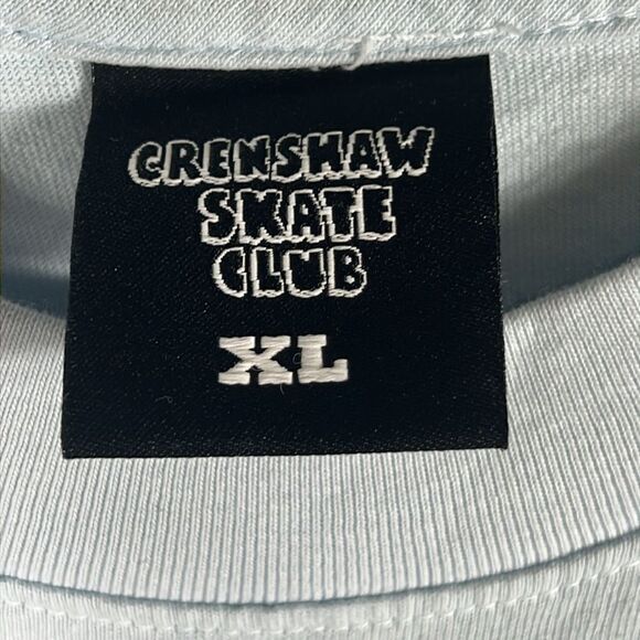 🔥 Vintage CRENSHAW SKATE CLUB Built on Brotherhood Skateboard Tee XL - PERFECT - Picture 4 of 6